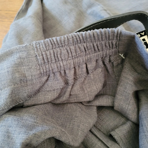 Briggs Petite 90's Heather Gray Pleated Front  Trousers Size Women 16 Petite NEW - Picture 8 of 10